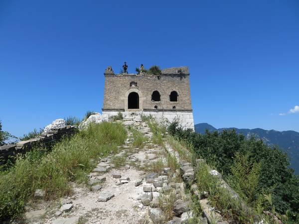 Unrestored Section of the Great Wall of China Photos